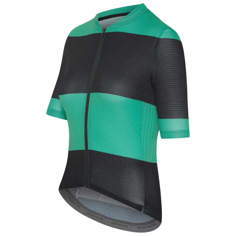 Caf&amp;eacute; du cycliste Caf&amp;eacute; Du Cycliste Angeline Short Sleeve Jersey XS Black / Green - L Black / Green - Image 3