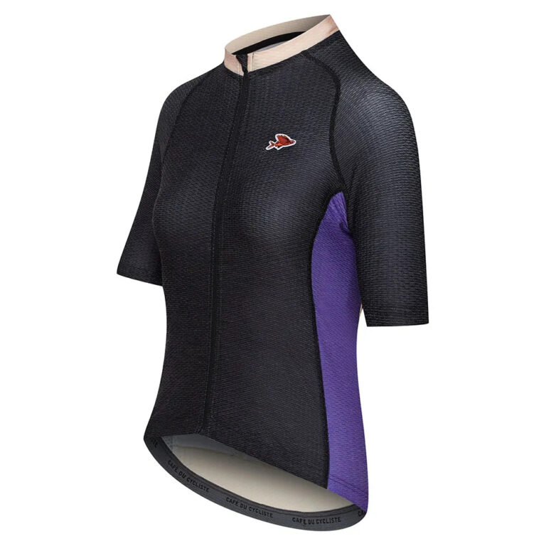 Caf&amp;eacute; du cycliste Caf&amp;eacute; Du Cycliste Annette Short Sleeve Jersey S Black / Amethyst - L Black / Amethyst - Image 3