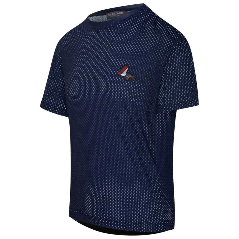 Caf&amp;eacute; du cycliste Caf&amp;eacute; Du Cycliste Magalie Short Sleeve Jersey M Navy - XL Navy - Image 3