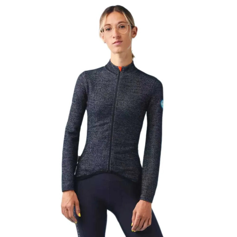 Caf&amp;eacute; du cycliste Caf&amp;eacute; Du Cycliste Marguerite Long Sleeve Jersey XS Navy - XL Navy