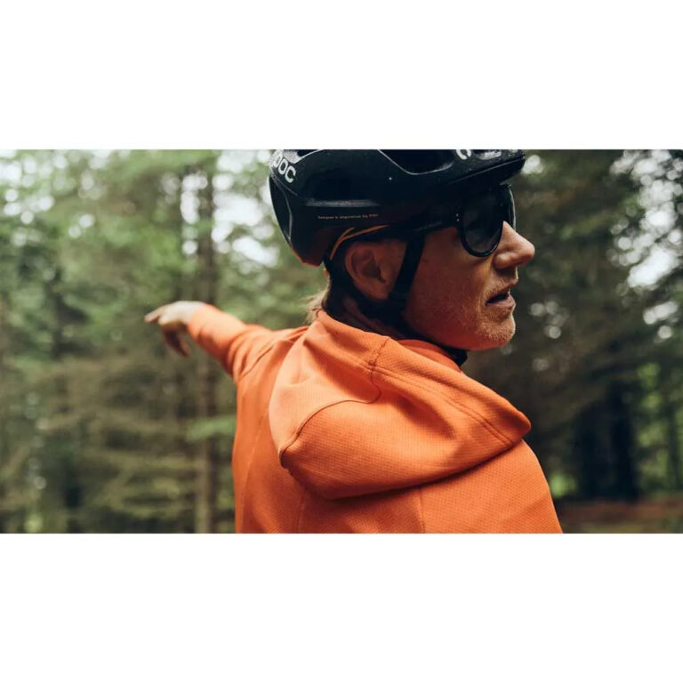 Caf&amp;eacute; du cycliste Caf&amp;eacute; Du Cycliste Solenne Long Sleeve Jersey XS Tangerine - XL Tangerine - Image 4