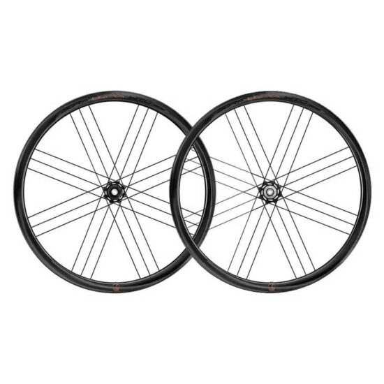 Campagnolo Bora Ultra WTO 33 Disc Tubeless Road Wheel Set 12 x 100 mm / 12 x 142 mm &amp;  Shimano/Sram HG Black - Sram XDR Black