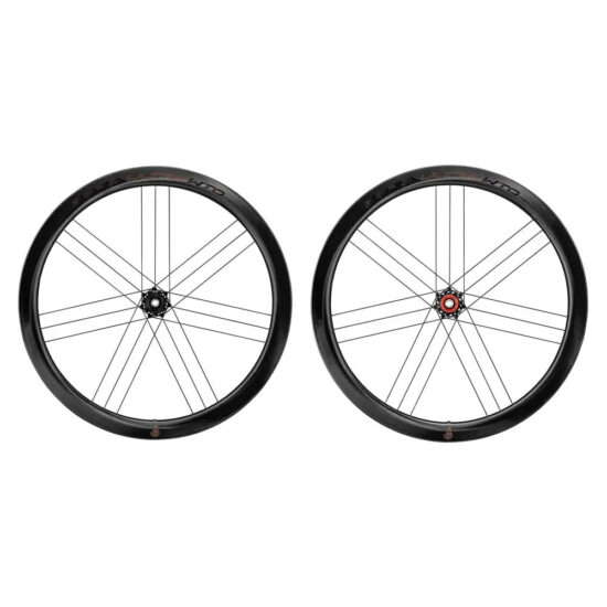 Campagnolo Bora Ultra WTO 45 Opaco Disc CL Tubeless Road Wheel Set 12 x 100 / 12 x 142 mm &amp; Campagnolo N3W Black