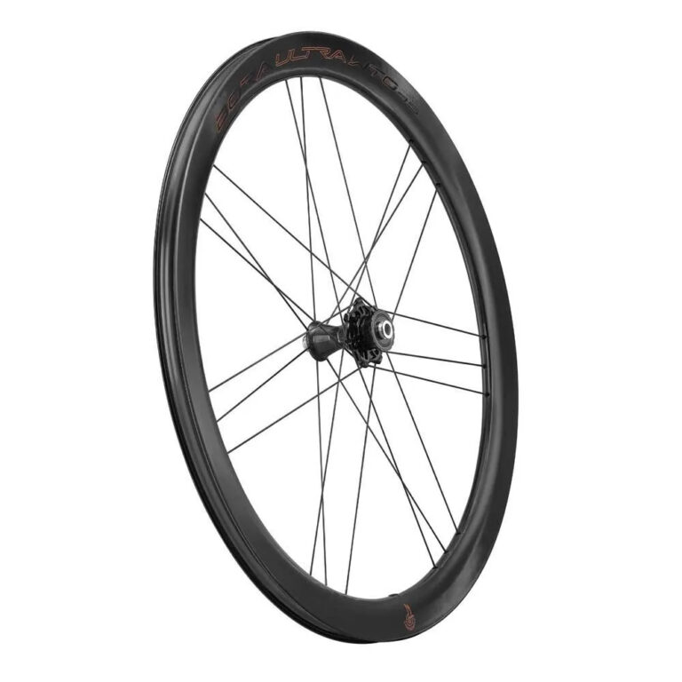 Campagnolo Bora Ultra WTO 45 Opaco Disc CL Tubeless Road Wheel Set 12 x 100 / 12 x 142 mm &amp; Campagnolo N3W Black - Image 5