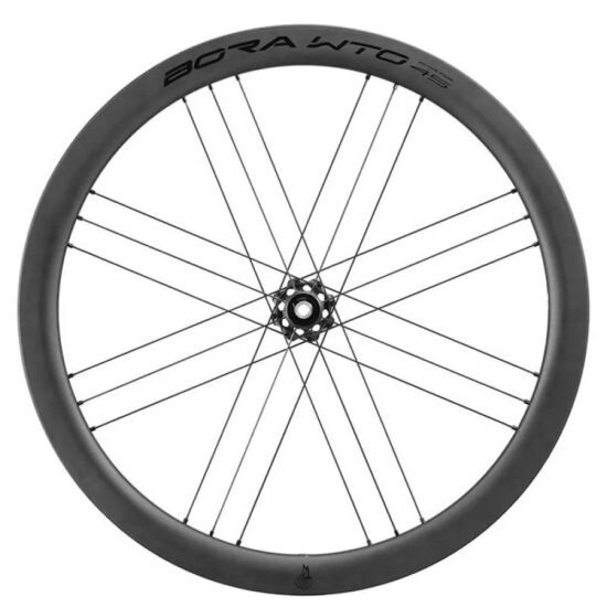 Campagnolo Bora WTO 45 Opaco Disc CL Tubeless Road Wheel Set 12 x 100 / 12 x 142 mm &amp; Campagnolo N3W Black