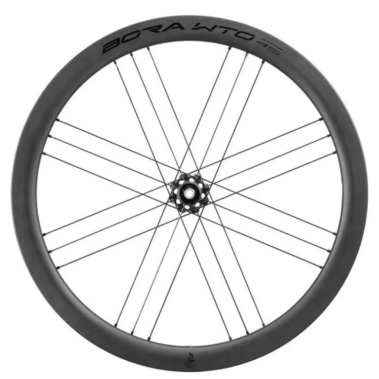 Campagnolo Bora WTO 45 Opaco Disc CL Tubeless Road Wheel Set 12 x 100 / 12 x 142 mm &amp; Campagnolo N3W Black