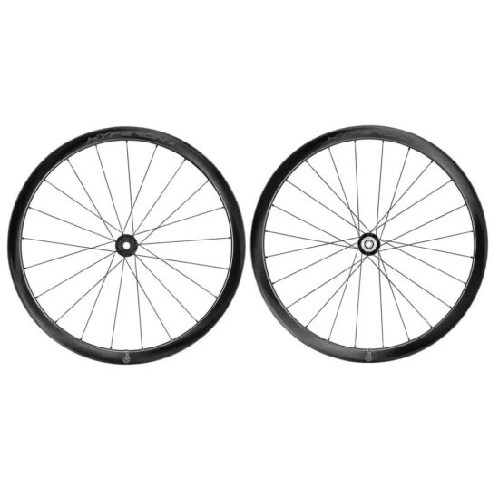 Campagnolo Hyperon DB 2WF Disc Tubeless Road Wheel Set 12 x 100 / 12 x 142 mm &amp; Shimano/Sram HG Black