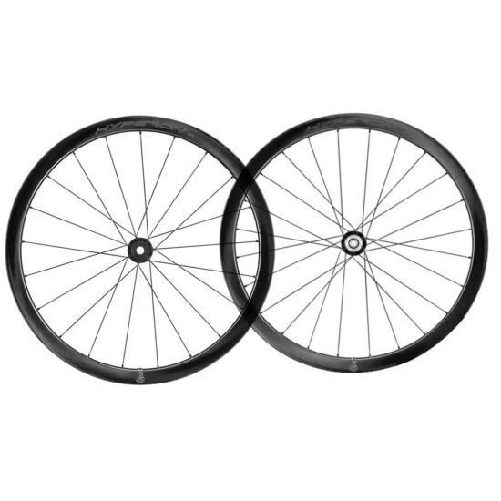 Campagnolo Hyperon DB CL Disc Tubeless Road Wheel Set 12 x 100 / 12 x 142 mm &amp;  Sram XDR Black - Campagnolo Black