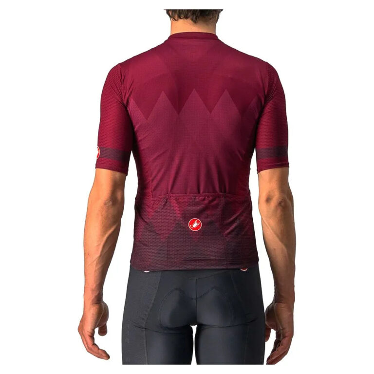 Castelli A Tutta Short Sleeve Jersey 2XL Bordeaux - Image 2