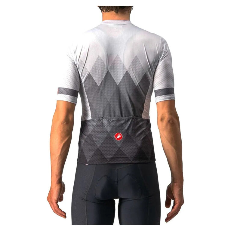 Castelli A Tutta Short Sleeve Jersey S Silver / Dark Grey - Image 2