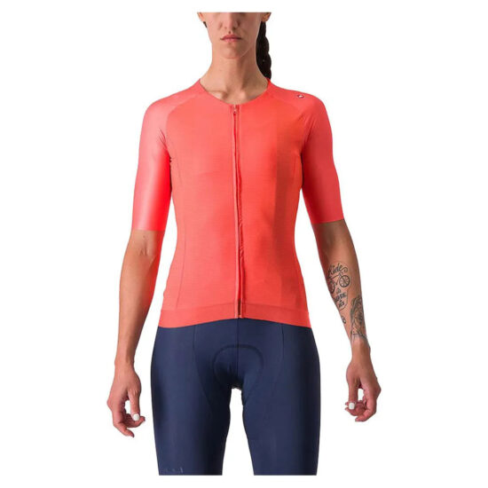 Castelli Aero Pro 7.0 Short Sleeve Jersey S Brilliant Pink - XL Brilliant Pink