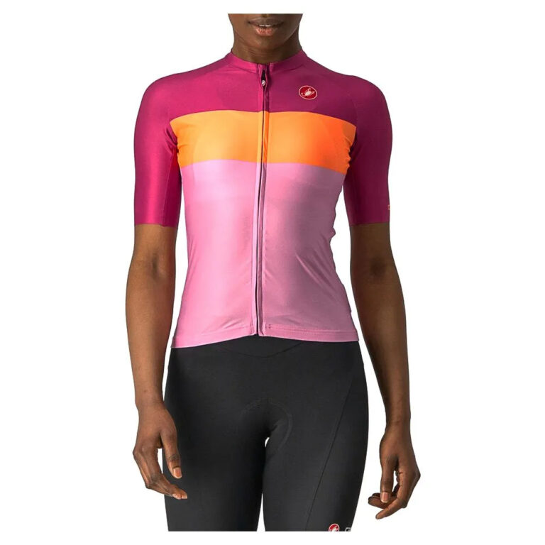 Castelli Aero Pro Short Sleeve Jersey S Pink / Coral Flash / Magenta - XL Pink / Coral Flash / Magenta