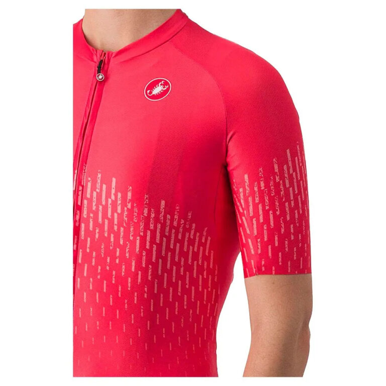 Castelli Aero Pro Short Sleeve Jersey S Hibiscus - M Hibiscus - Image 4