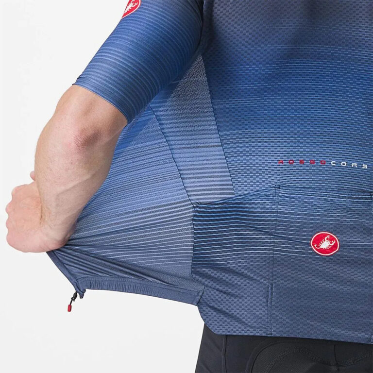 Castelli Aero Race 6.0 Short Sleeve Jersey S Belgian Blue - 2XL Belgian Blue - Image 4