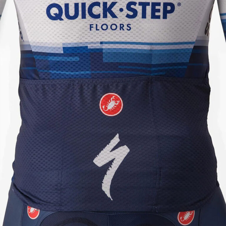 Castelli Aero Race 6.1 Soudal Quick-Step 2023 Short Sleeve Jersey L Dark Blue / White - Image 5