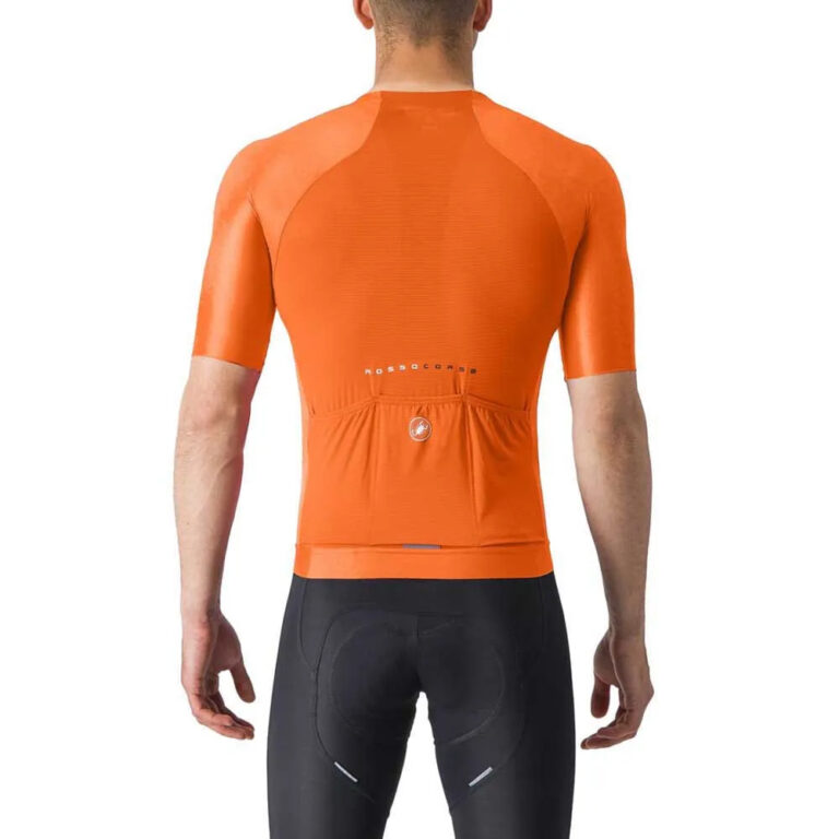 Castelli Aero Race 7.0 Short Sleeve Jersey 2XL Brilliant Orange - Image 2