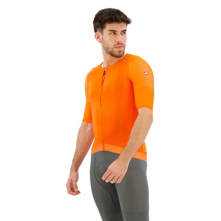 Castelli Aero Race 7.0 Short Sleeve Jersey 2XL Brilliant Orange - Image 3