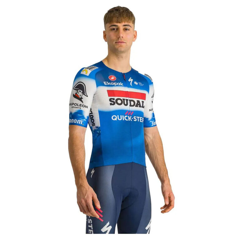 Castelli Aero Race 7.0 Soudal Quick-Step 2024 Short Sleeve Jersey L Multicolor - 2XL Multicolor