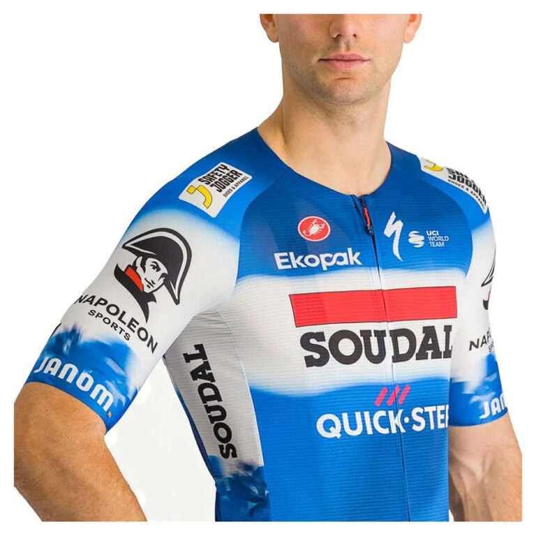 Castelli Aero Race 7.0 Soudal Quick-Step 2024 Short Sleeve Jersey L Multicolor - 2XL Multicolor - Image 4