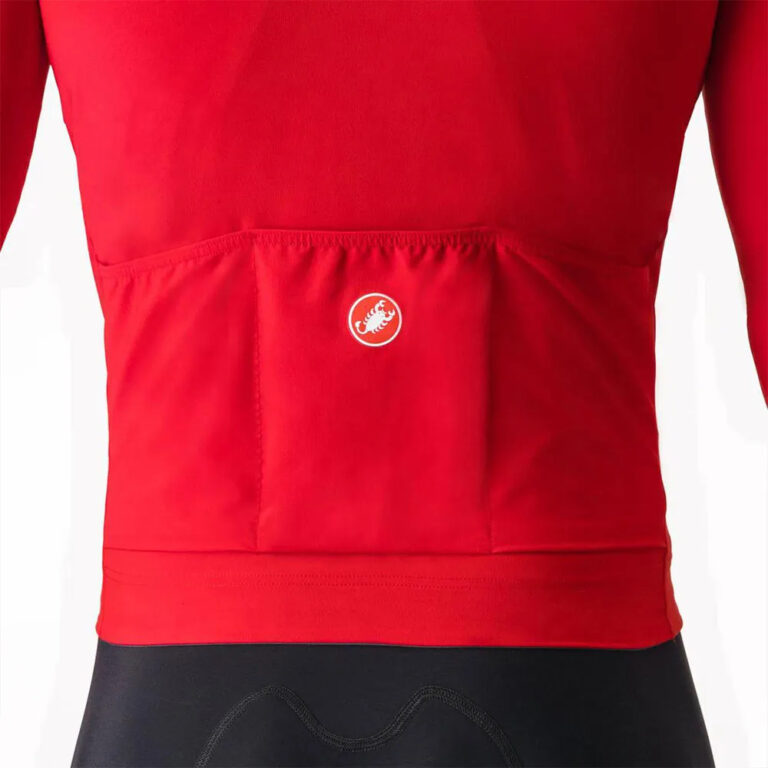 Castelli Aero Race Long Sleeve Jersey L Rich Red - XL Rich Red - Image 4