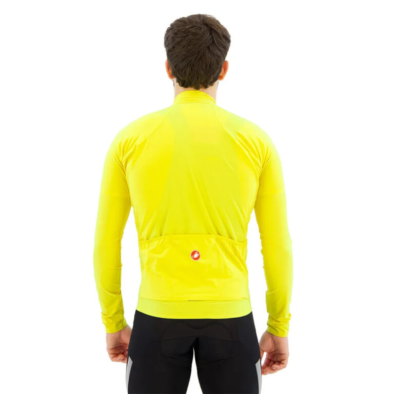 Castelli Aero Race Long Sleeve Jersey M Sulphur / Military Green - L Sulphur / Military Green - Image 2