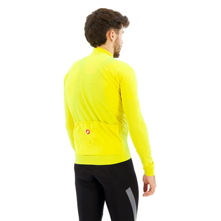 Castelli Aero Race Long Sleeve Jersey M Sulphur / Military Green - L Sulphur / Military Green - Image 4