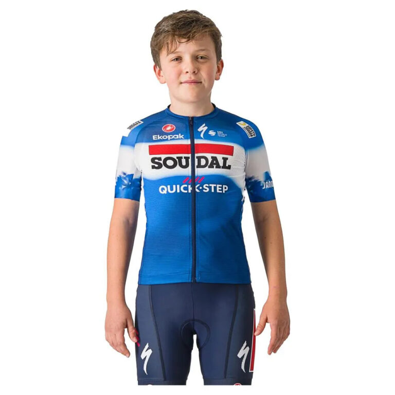 Castelli Aero Soudal Quick-Step 2024 Short Sleeve Jersey 4 Years Multicolor