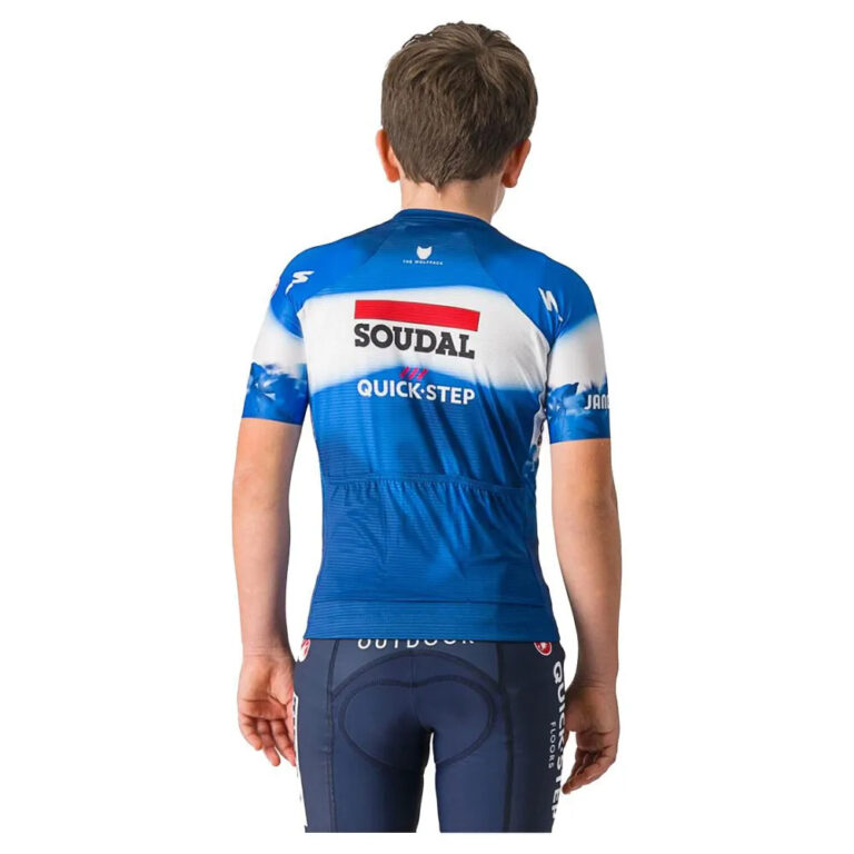 Castelli Aero Soudal Quick-Step 2024 Short Sleeve Jersey 4 Years Multicolor - Image 2