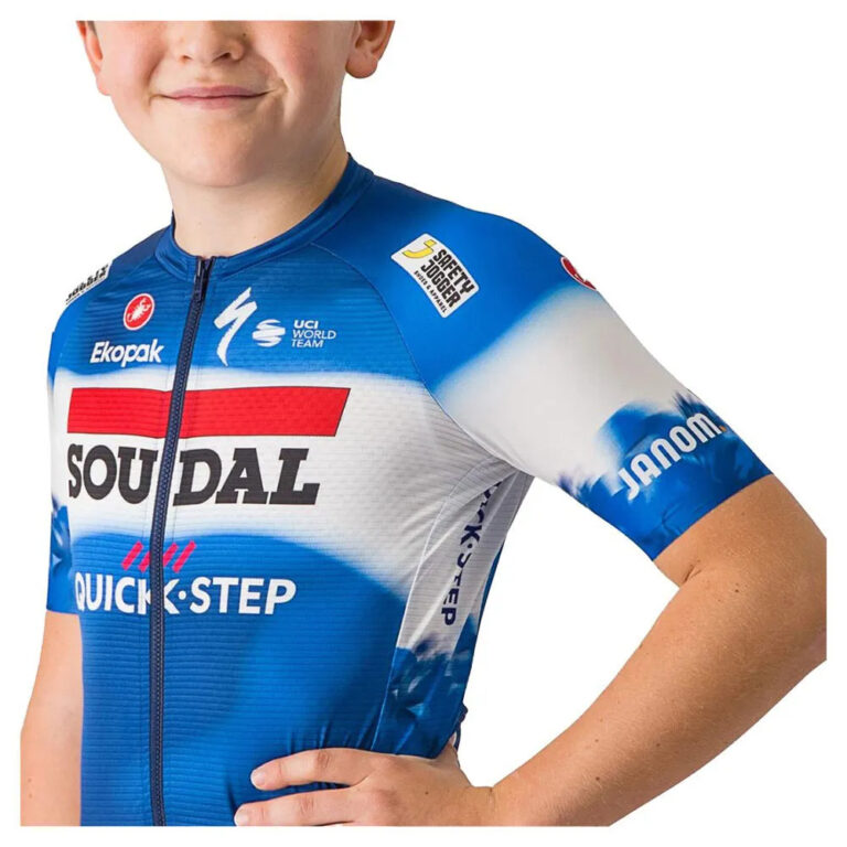 Castelli Aero Soudal Quick-Step 2024 Short Sleeve Jersey 4 Years Multicolor - Image 5