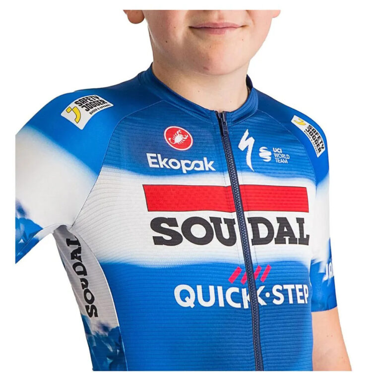 Castelli Aero Soudal Quick-Step 2024 Short Sleeve Jersey 4 Years Multicolor - Image 6