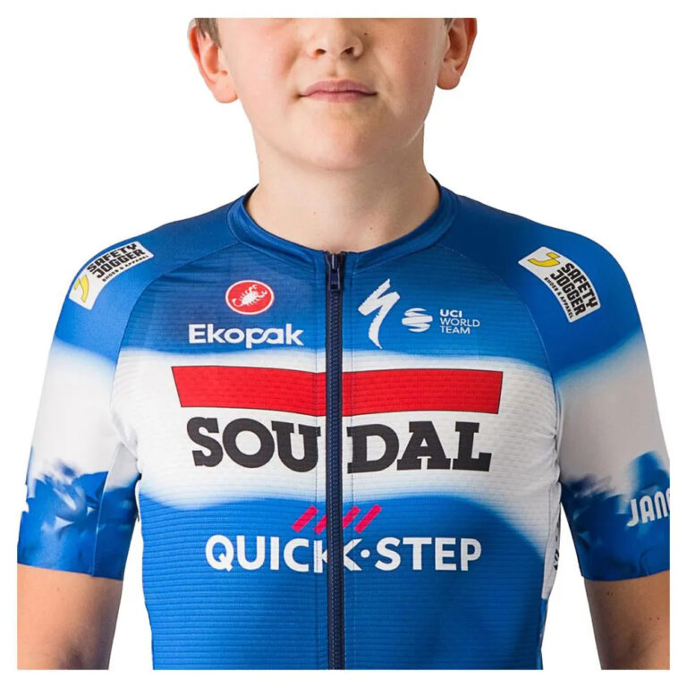 Castelli Aero Soudal Quick-Step 2024 Short Sleeve Jersey 4 Years Multicolor - Image 7