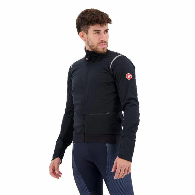 Castelli Alpha Doppio RoS Jacket S Black / Grey - 3XL Black / Grey - Image 3