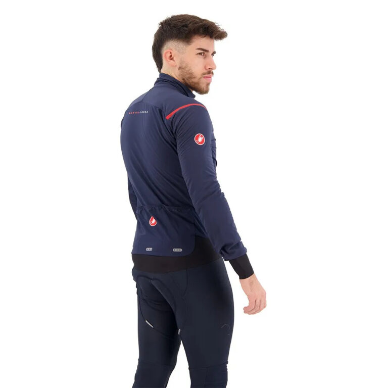 Castelli Alpha Flight RoS Jacket S Blue / Red - XL Blue / Red - Image 4