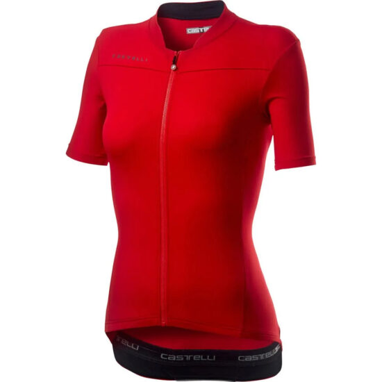 Castelli Anima 3 Short Sleeve Jersey M Red / Black - XL Red / Black