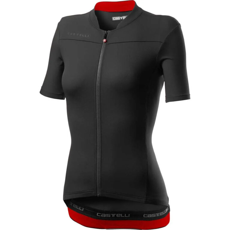 Castelli Anima 3 Short Sleeve Jersey S Light Black / Red - XL Light Black / Red