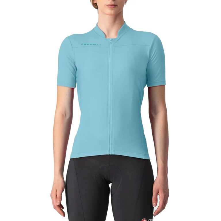 Castelli Anima 3 Short Sleeve Jersey L Light Acqua / Aruba Blue - XL Light Acqua / Aruba Blue