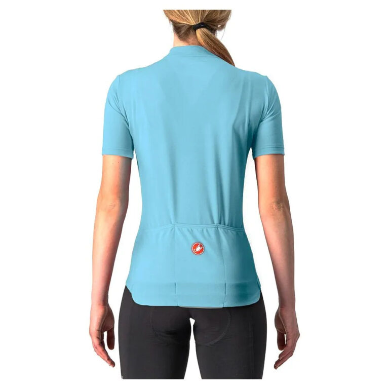 Castelli Anima 3 Short Sleeve Jersey L Light Acqua / Aruba Blue - XL Light Acqua / Aruba Blue - Image 2