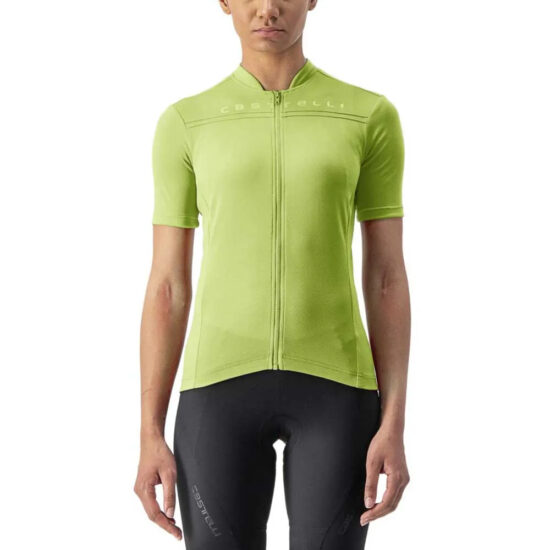 Castelli Anima 4 Short Sleeve Jersey XS Bright Lime - XL Bright Lime