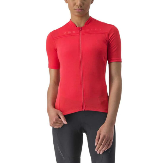 Castelli Anima 4 Short Sleeve Jersey XS Hibiscus - XL Hibiscus