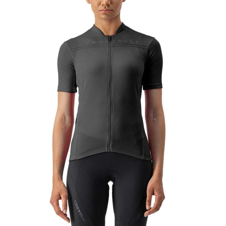 Castelli Anima 4 Short Sleeve Jersey XS Light Black - L Light Black