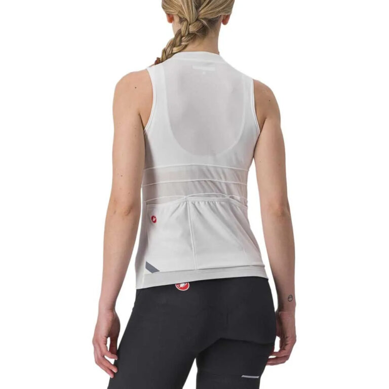 Castelli Anima 4 Sleeveless Jersey XS Ivory / Light Black - XL Ivory / Light Black - Image 2