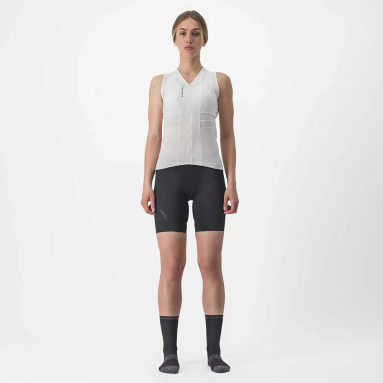 Castelli Anima 4 Sleeveless Jersey XS Ivory / Light Black - XL Ivory / Light Black - Image 5