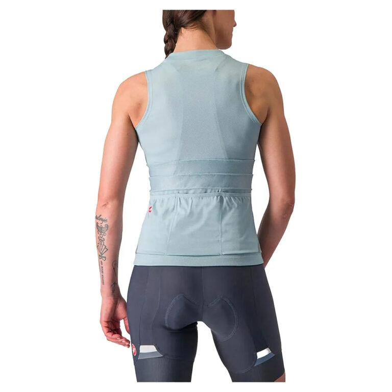 Castelli Anima 4 Sleeveless Jersey M Winter Sky / Dark Steel Blue - L Winter Sky / Dark Steel Blue - Image 2