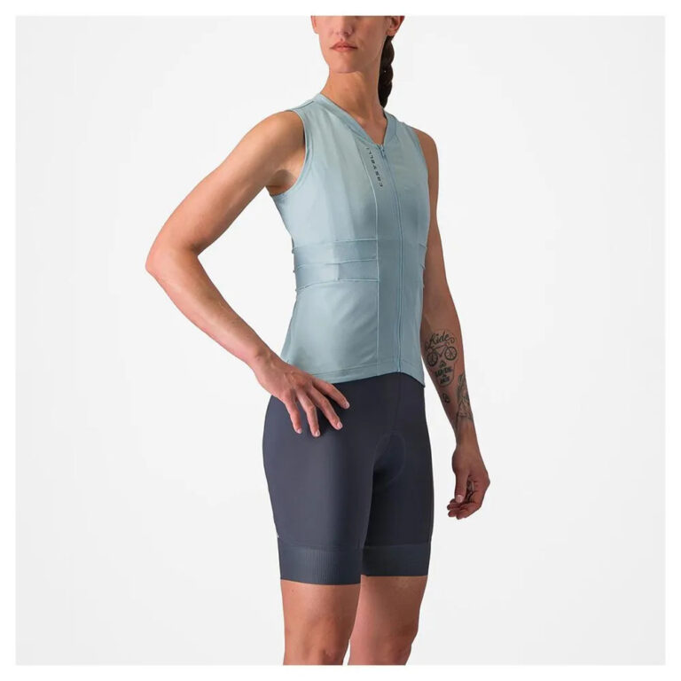 Castelli Anima 4 Sleeveless Jersey M Winter Sky / Dark Steel Blue - L Winter Sky / Dark Steel Blue - Image 3