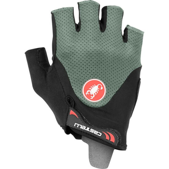 Castelli Arenberg Gel 2 Short Gloves XS Defender Green