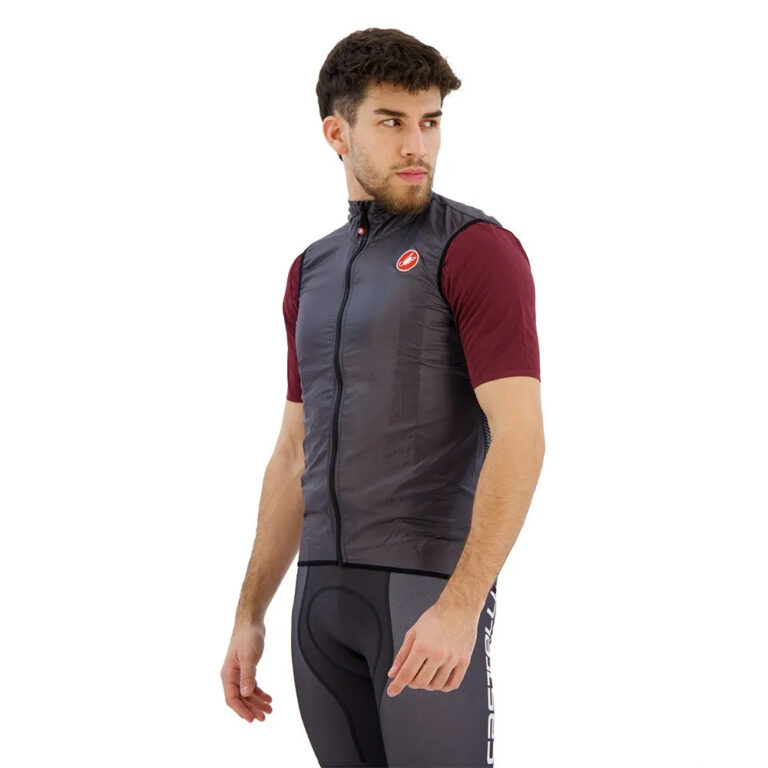 Castelli Aria Gilet XS Dark Grey - 3XL Dark Grey - Image 3