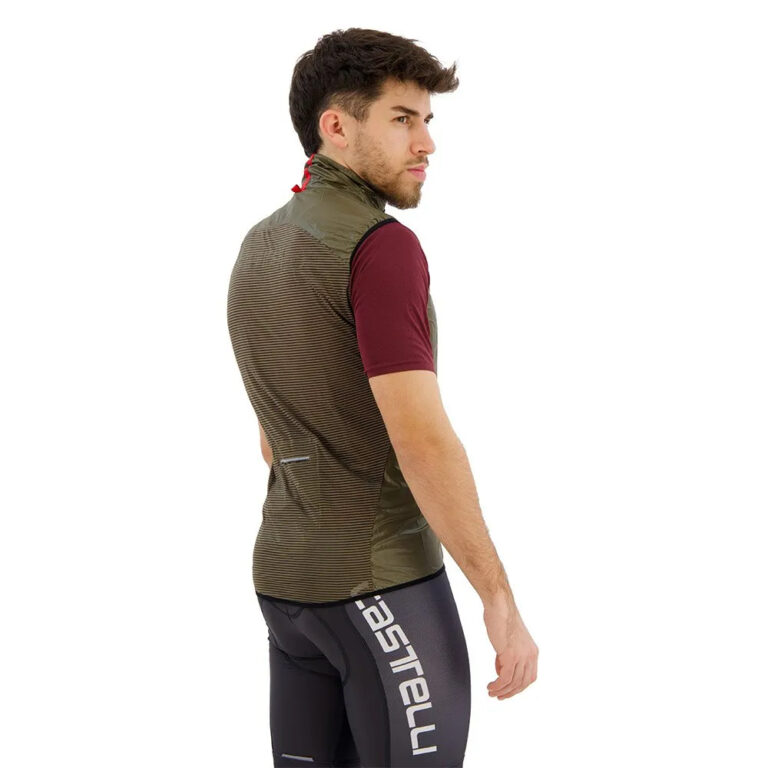 Castelli Aria Gilet XS Moss Brown - 3XL Moss Brown - Image 4