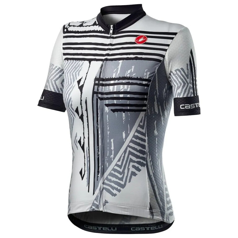 Castelli Astratta Short Sleeve Jersey L Black / White - XL Black / White