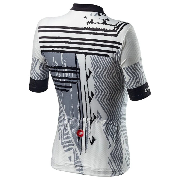 Castelli Astratta Short Sleeve Jersey L Black / White - XL Black / White - Image 2