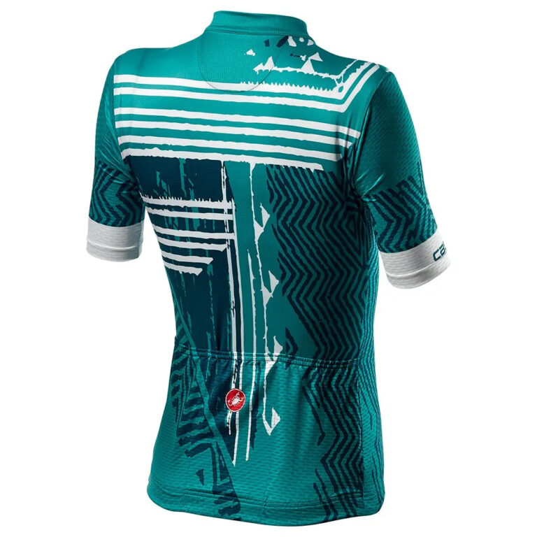 Castelli Astratta Short Sleeve Jersey L Malachite Green - Image 2